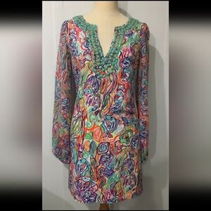 Lilly Pulitzer Saemus Silk beaded dress